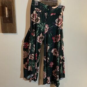 Floral Green Skirt